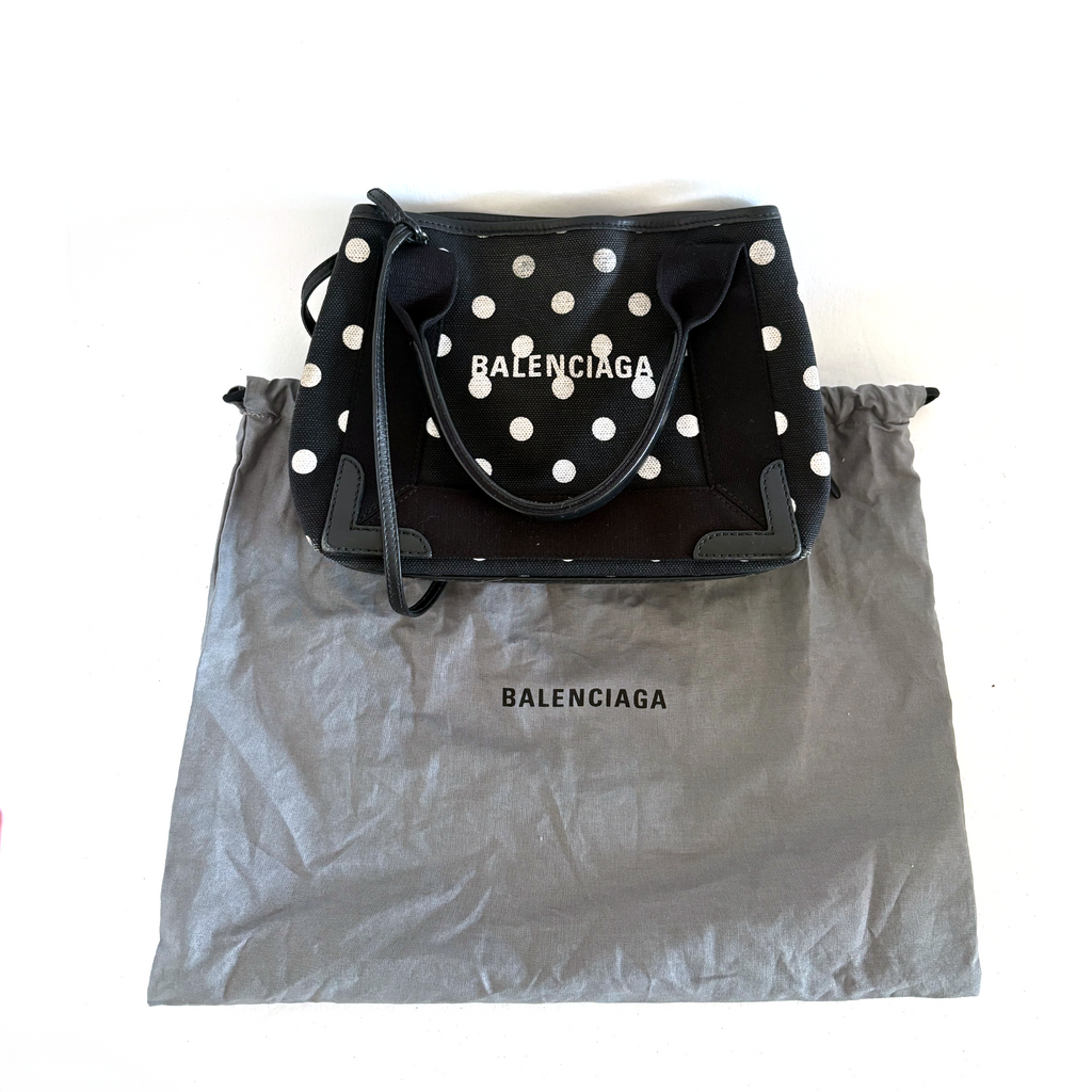 Balenciaga Polka Dot Mini Tote Bag