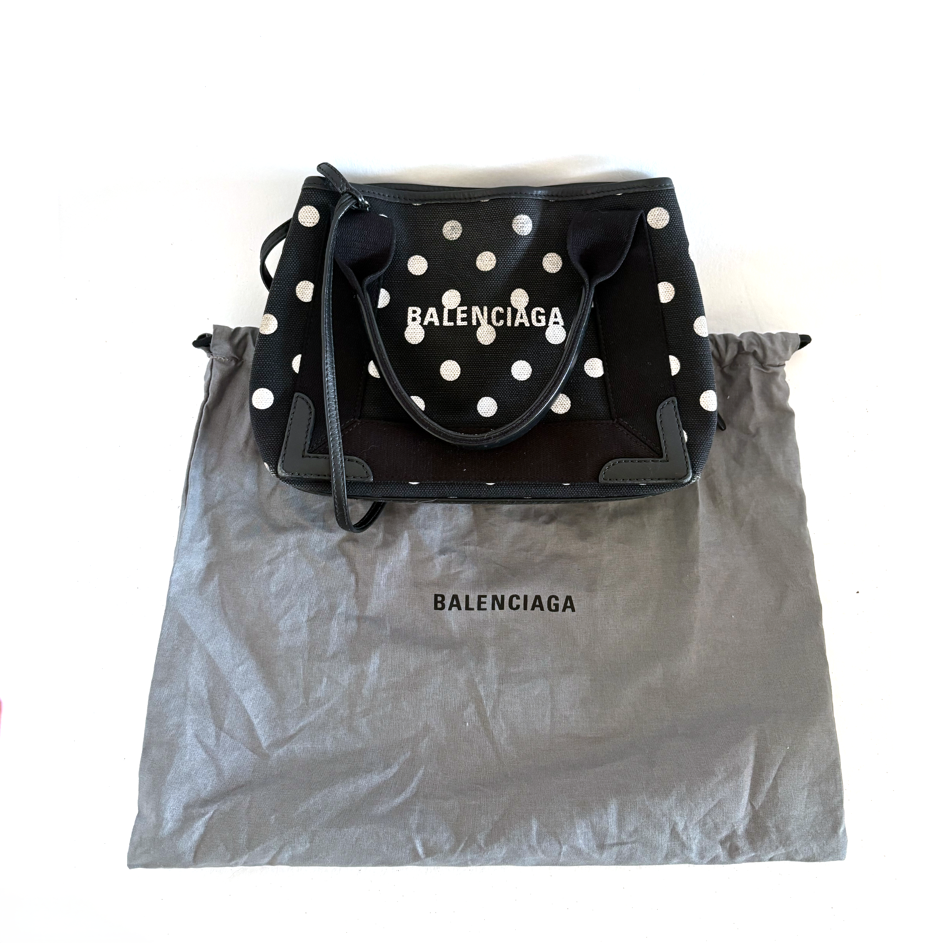 Balenciaga Polka Dot Mini Tote Bag