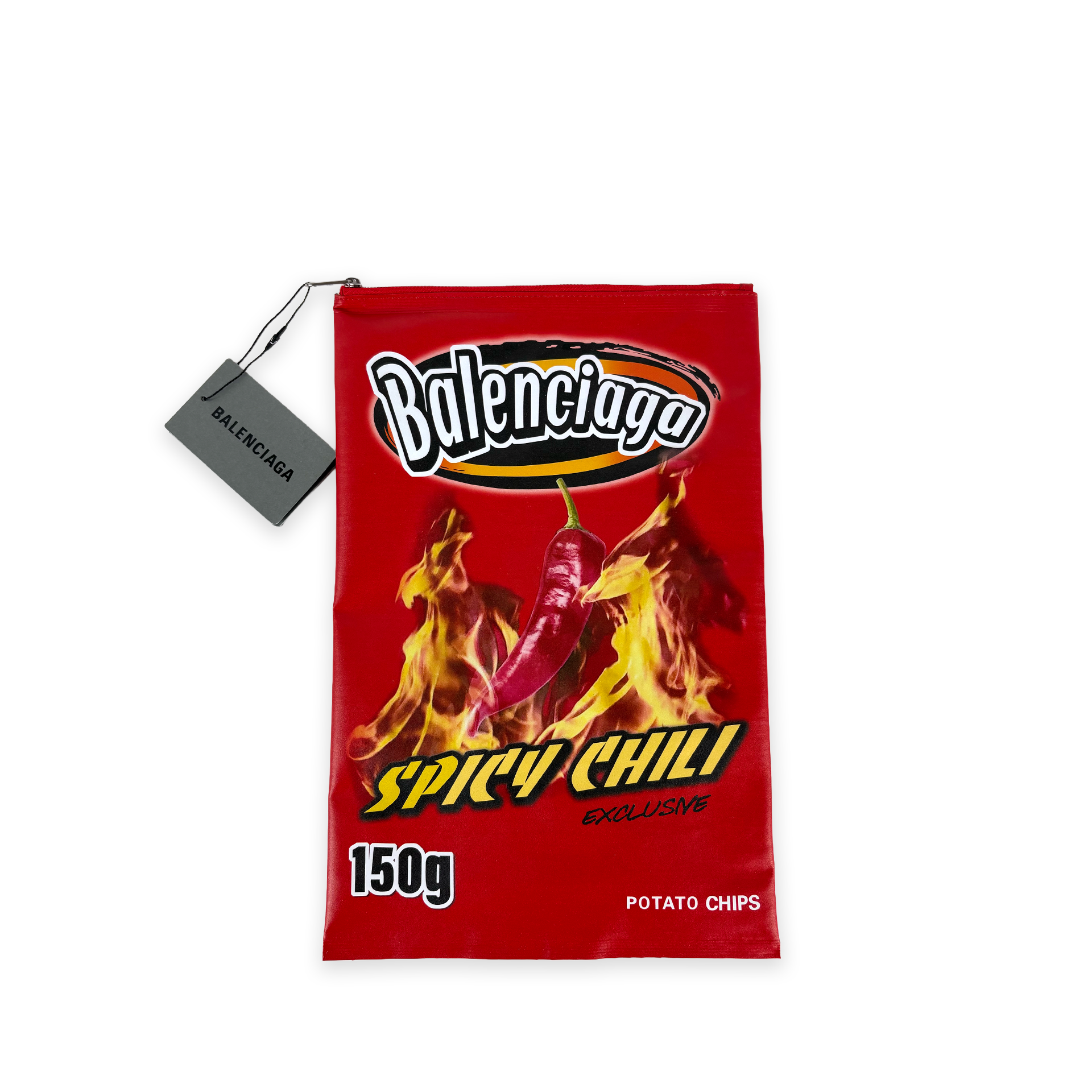 Balenciaga Chips Bag in Red