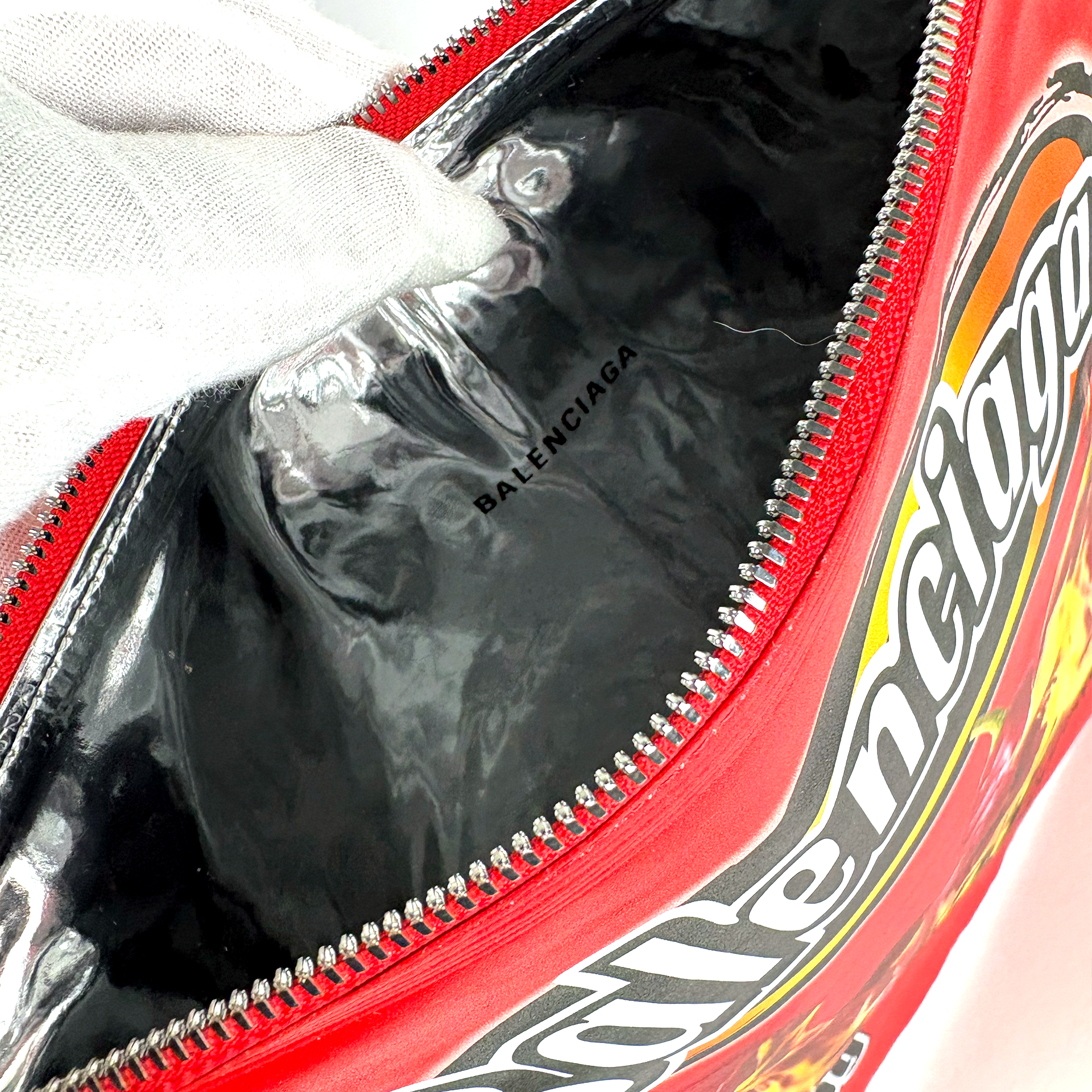 Balenciaga Chips Bag in Red