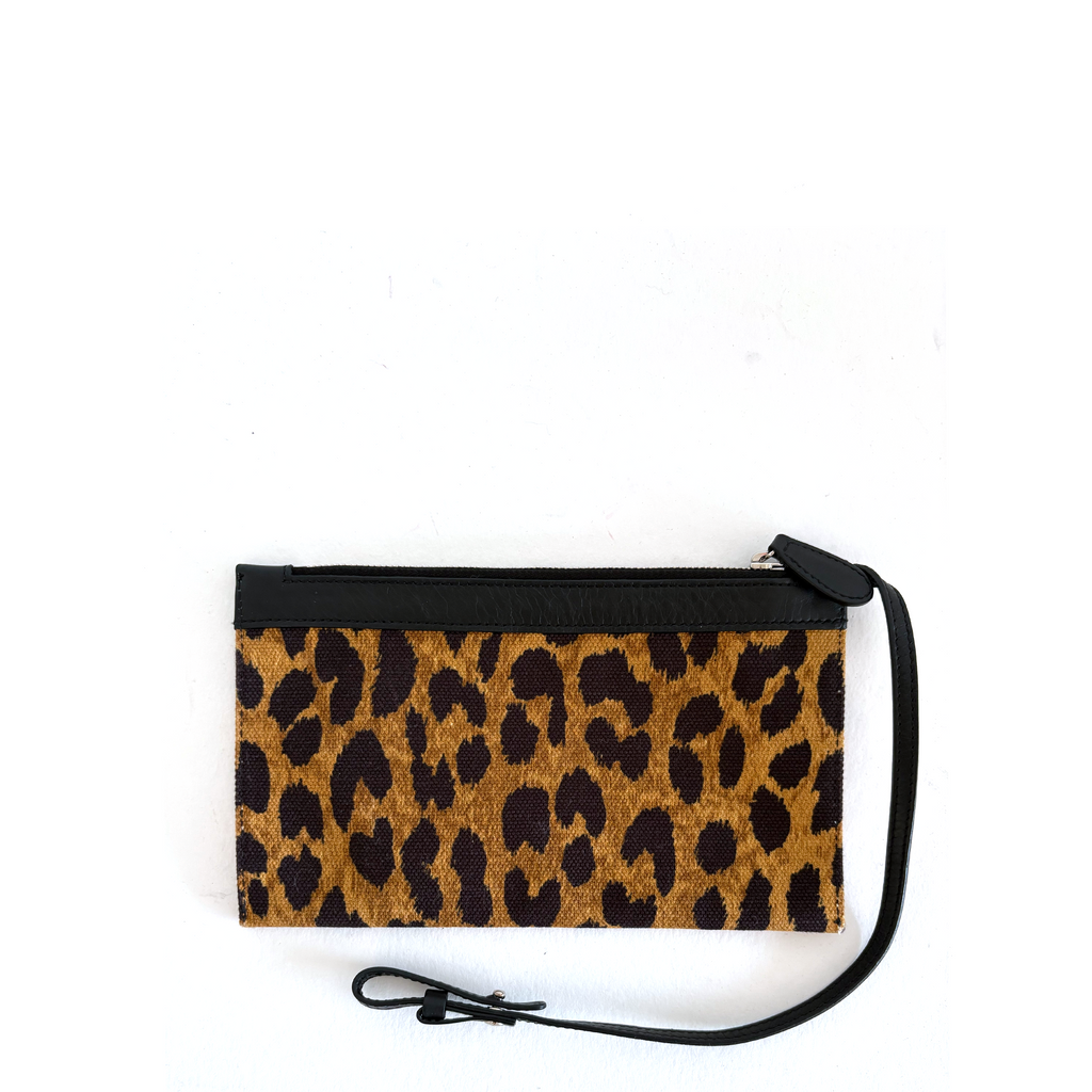 BALENCIAGA Leopard Print Pouch