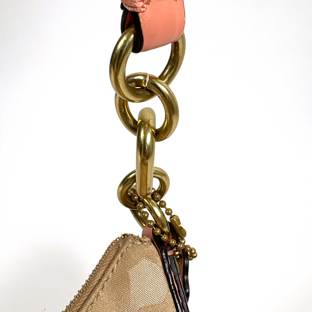 Coach Bag Satin Pink