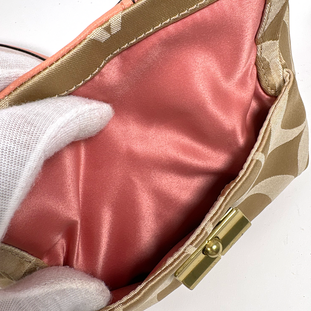 Coach Bag Satin Pink