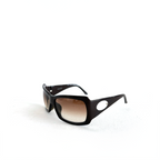 Dior butterfly Y2K brand logo plate fashion sunglasses