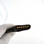 Fendi Brown Leather Zucca Six Keyholder