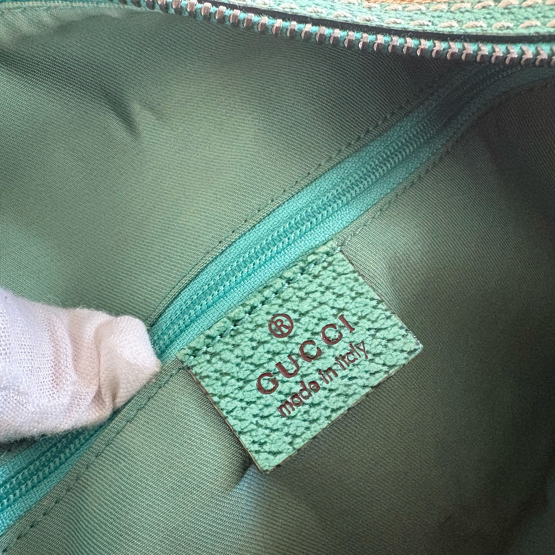 Gucci Mini Boston Handbag in GG Supreme Canvas
