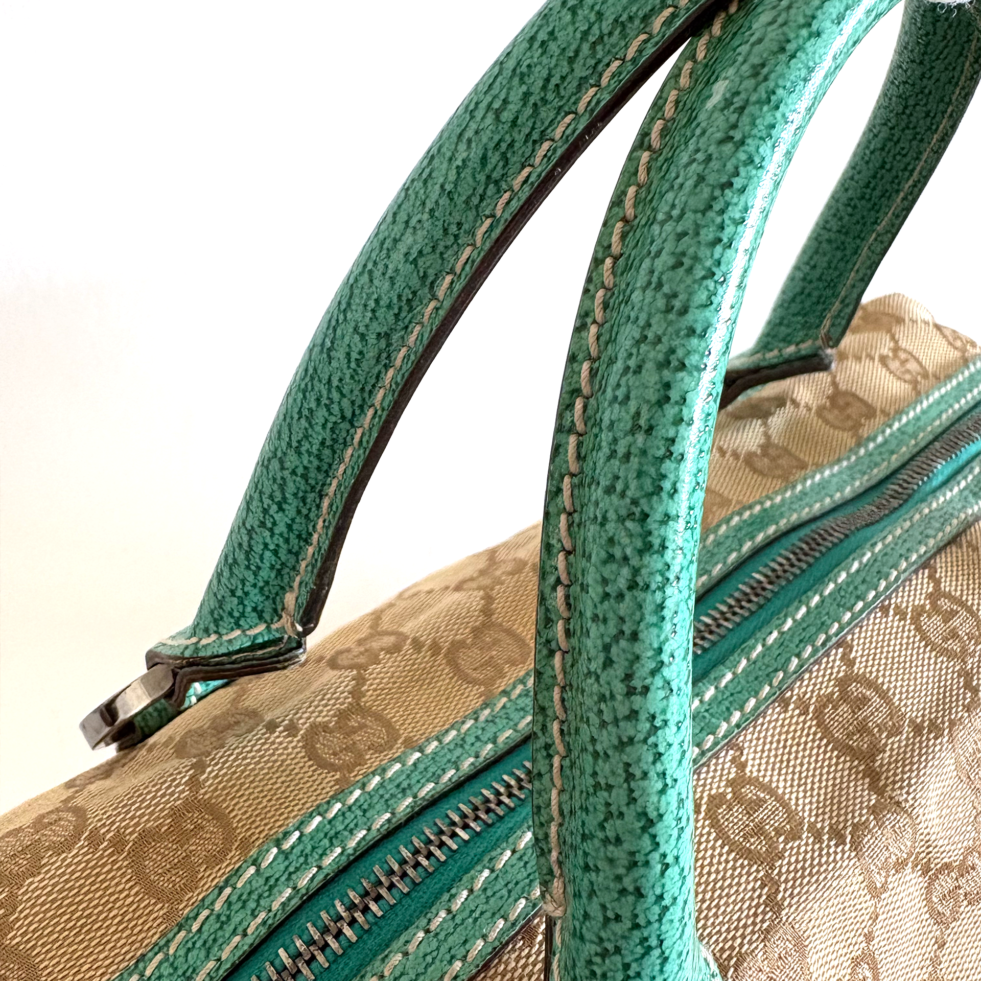 Gucci Mini Boston Handbag in GG Supreme Canvas