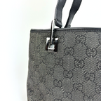 Gray Gucci GG Denim Mini Shoulder Bag