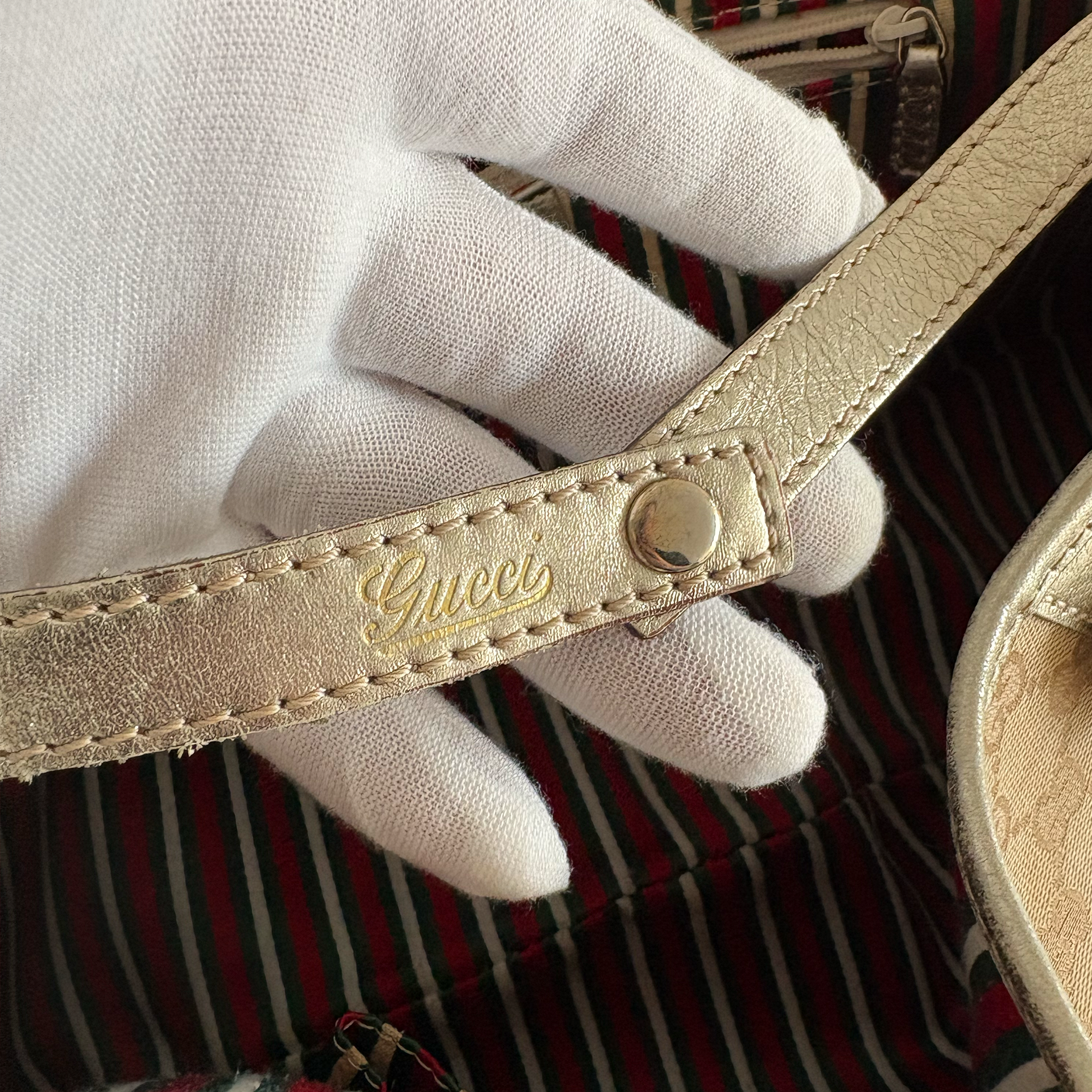 Gucci Abbey GG Canvas Shoulder Bag