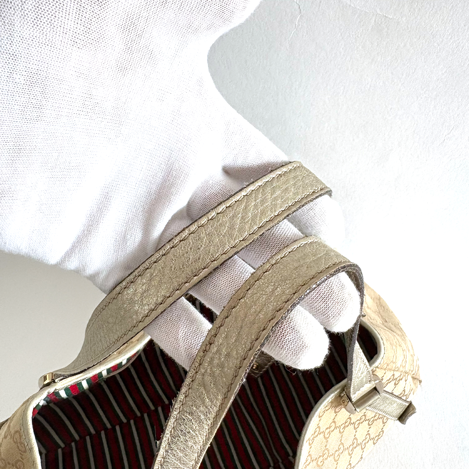 Gucci Abbey GG Canvas Shoulder Bag