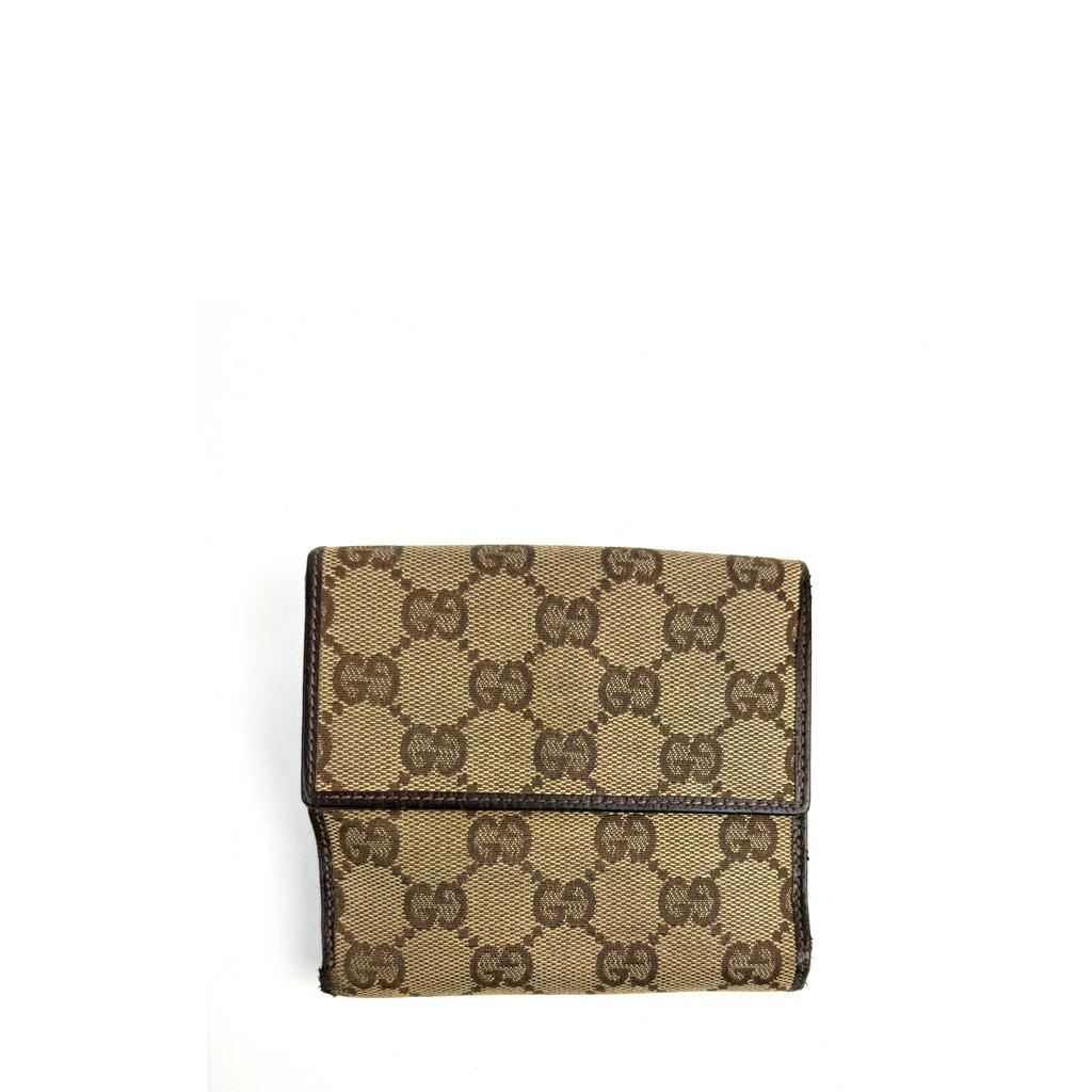GUCCI GG Monogram Canvas Bi-fold Wallet