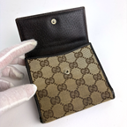 GUCCI GG Monogram Canvas Bi-fold Wallet
