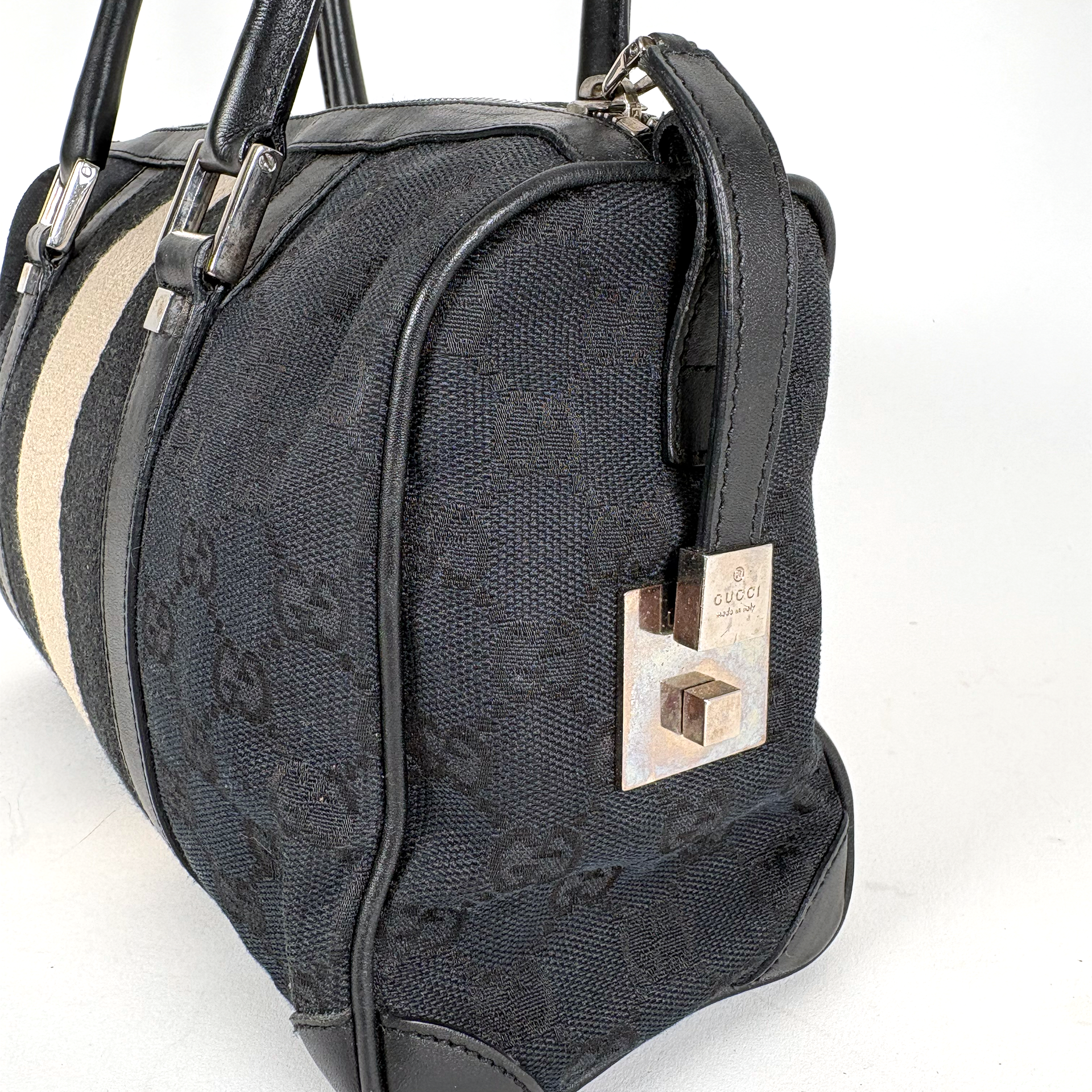 Gucci GG Boston Black and White