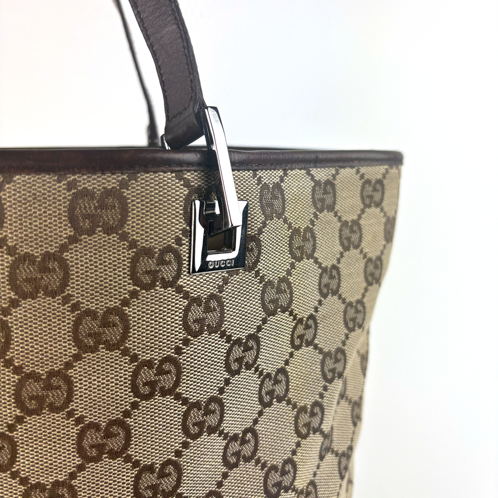 Gucci Bucket Tote GG Beige