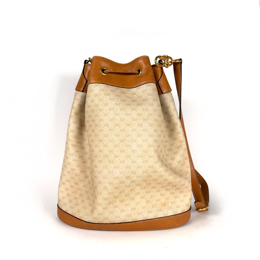 Gucci GG PVC Bucket Tote Butter Yellow