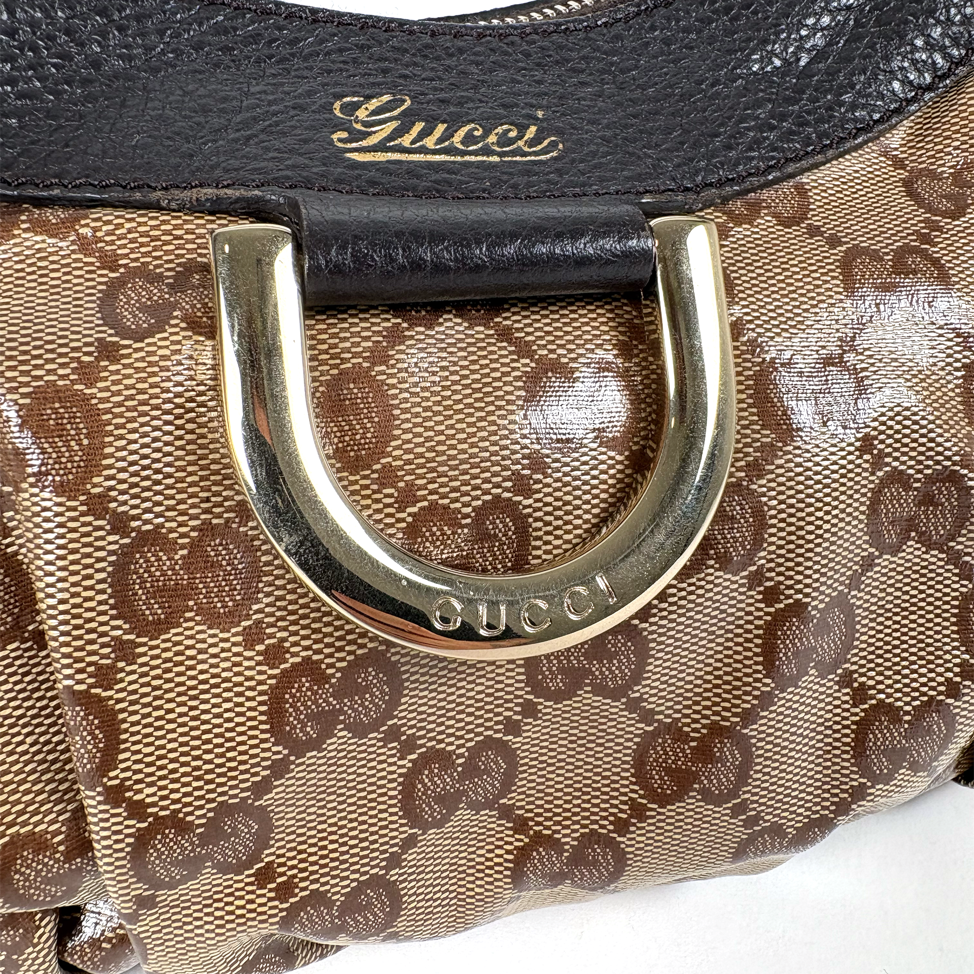 Gucci GG Abbey D-ring Glossy PVC