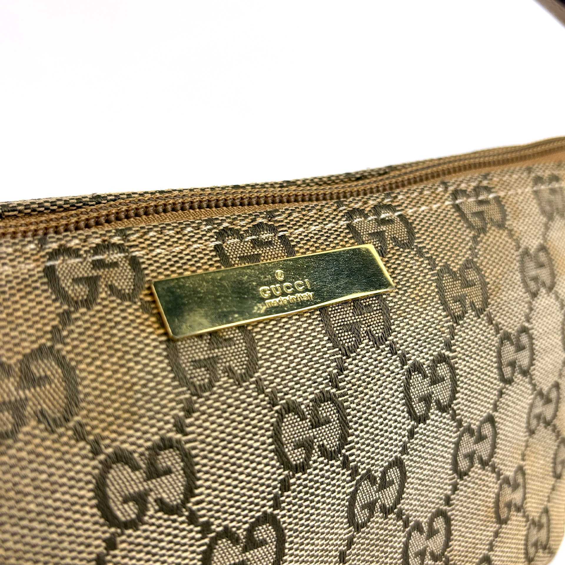 Gucci GG Beige Boat Bag