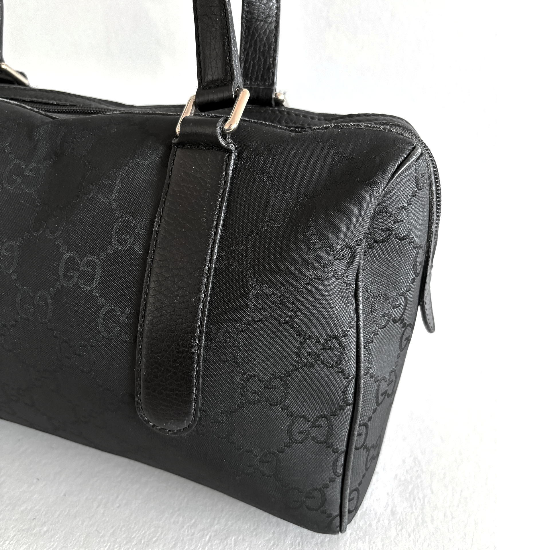 Gucci GG Nylon Boston Black