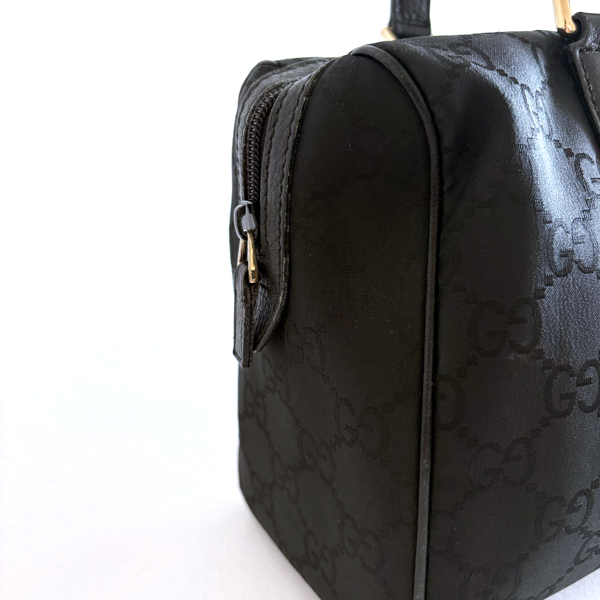 Gucci GG Nylon Boston Black