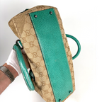 Gucci GG Canvas Boston Bag Turquoise