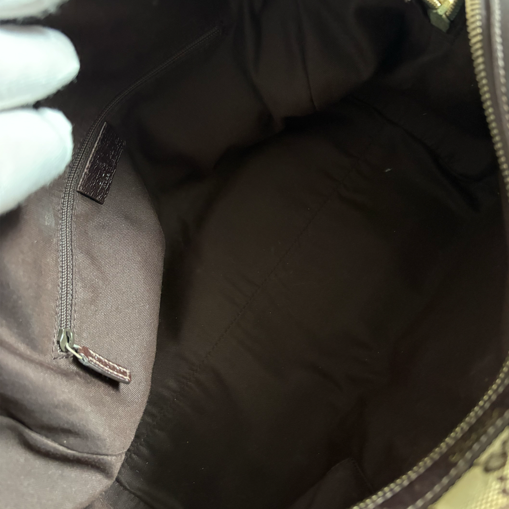 Gucci  GG Canvas Abbey Pocket Boston