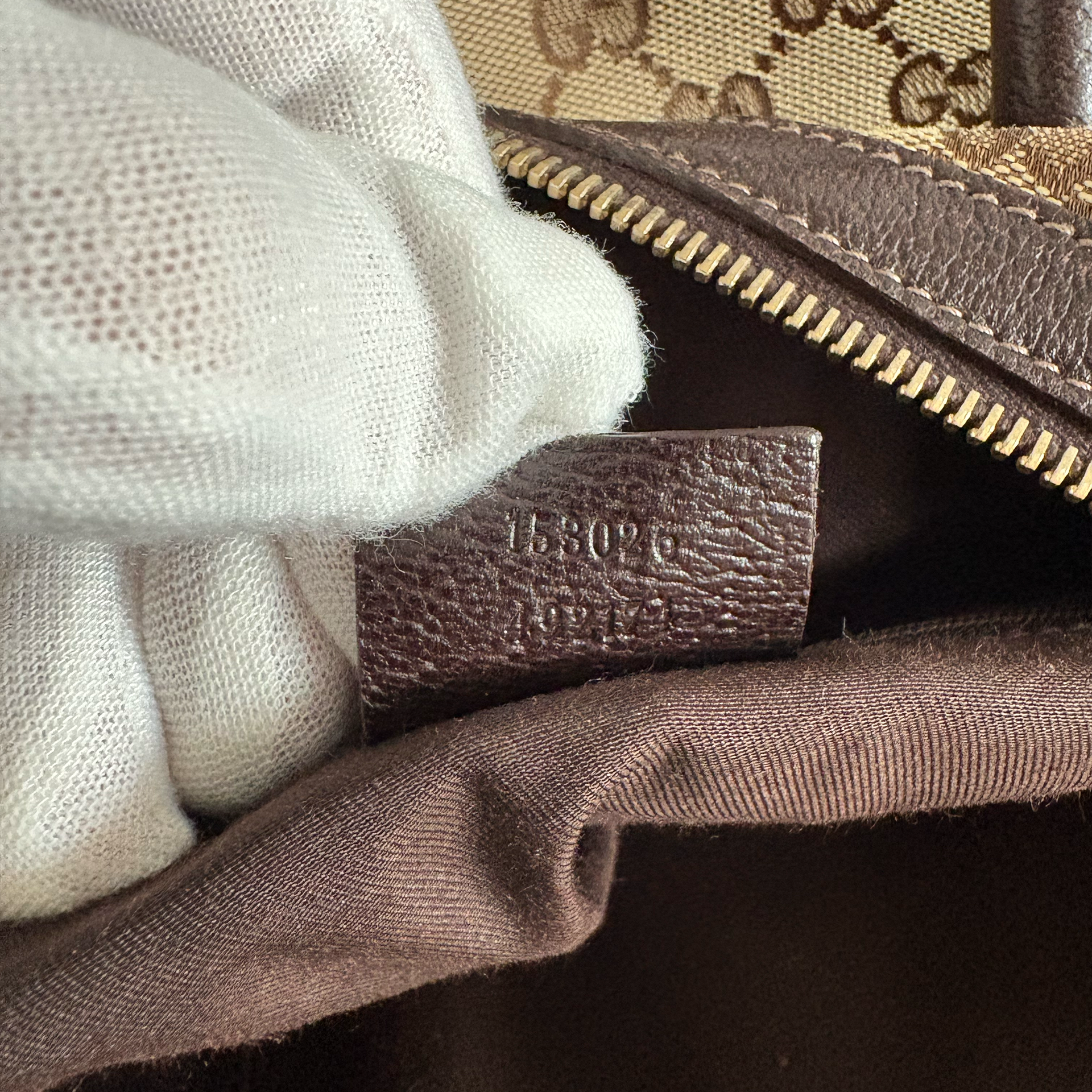 Gucci  GG Canvas Abbey Pocket Boston