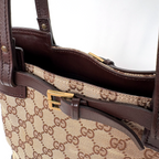 Gucci GG Canvas Belted Tote Bag