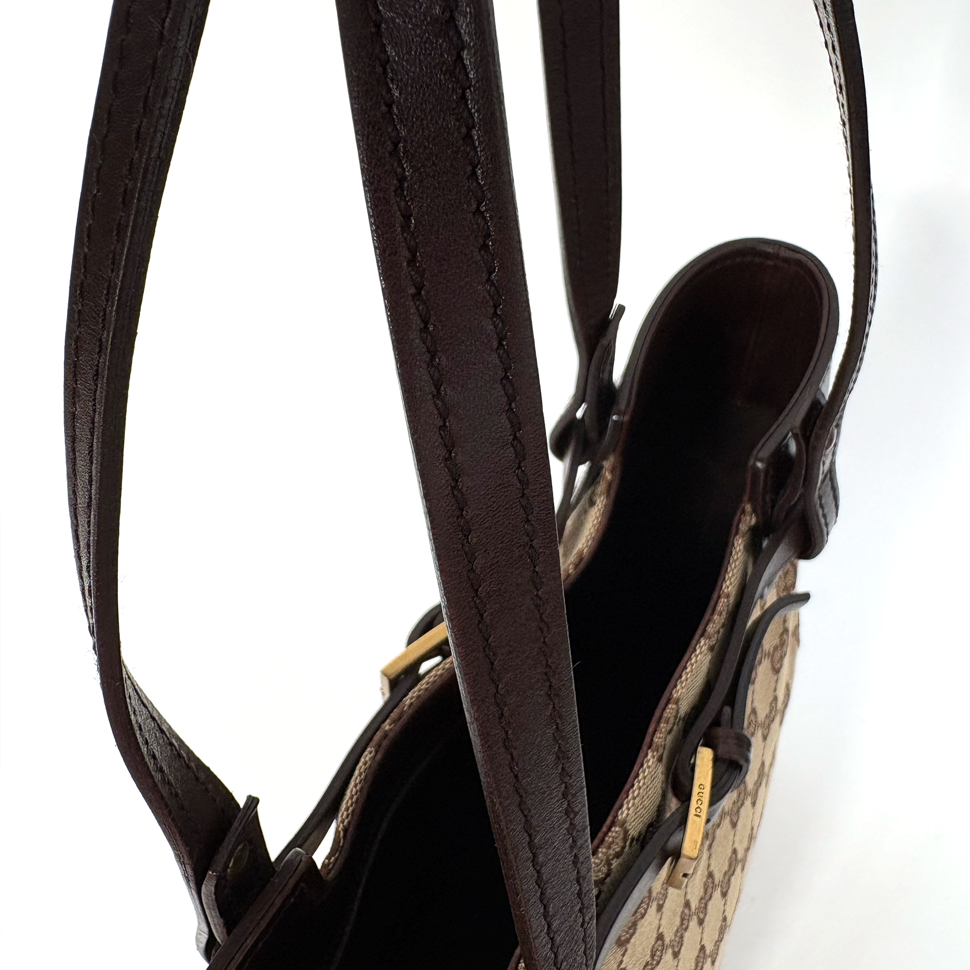 Gucci GG Canvas Belted Tote Bag