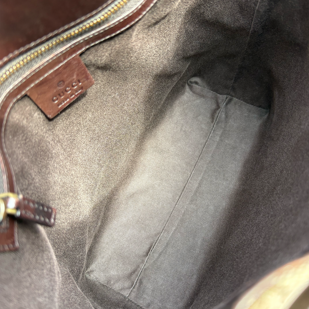 Gucci GG Canvas Belted Tote Bag