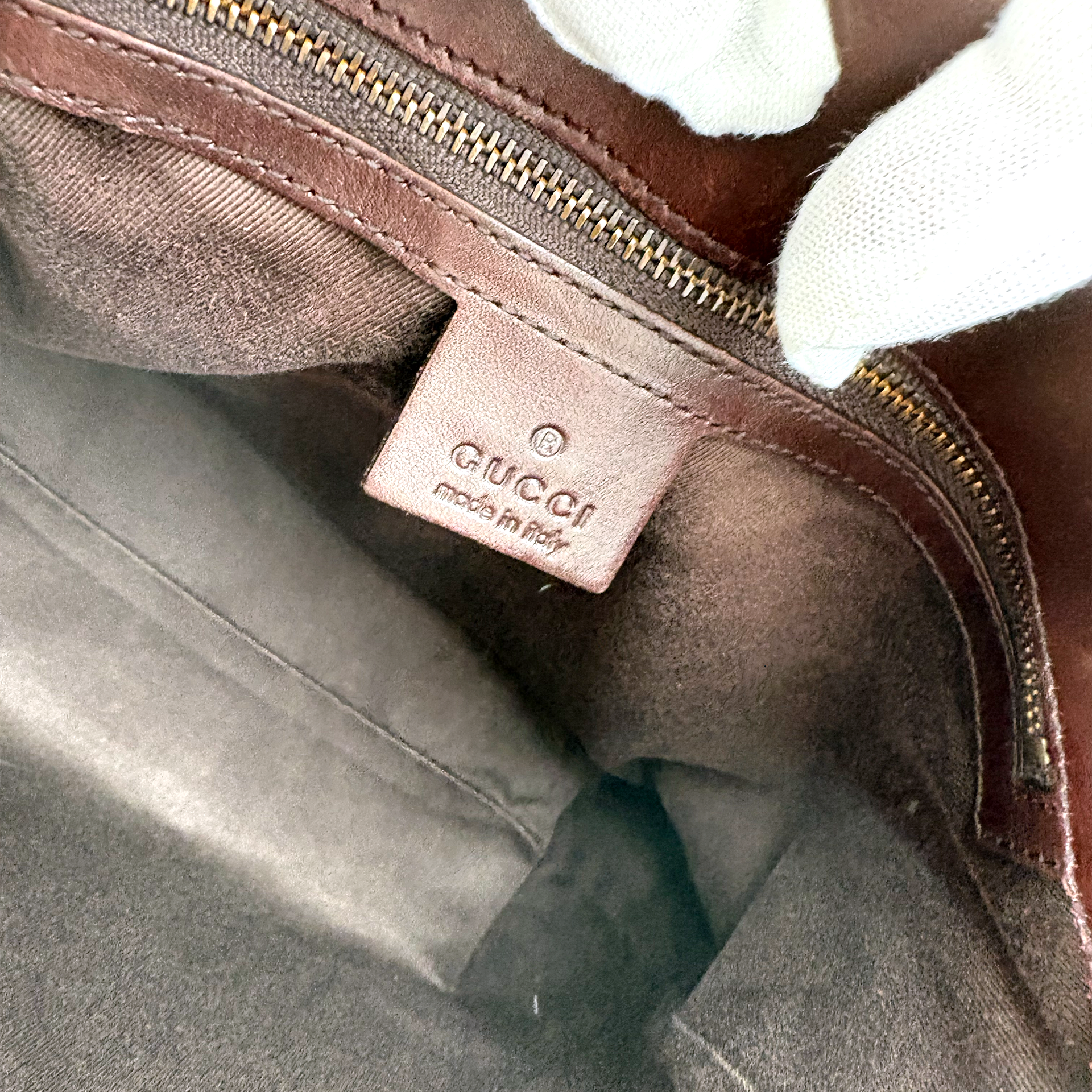 Gucci GG Canvas Belted Tote Bag