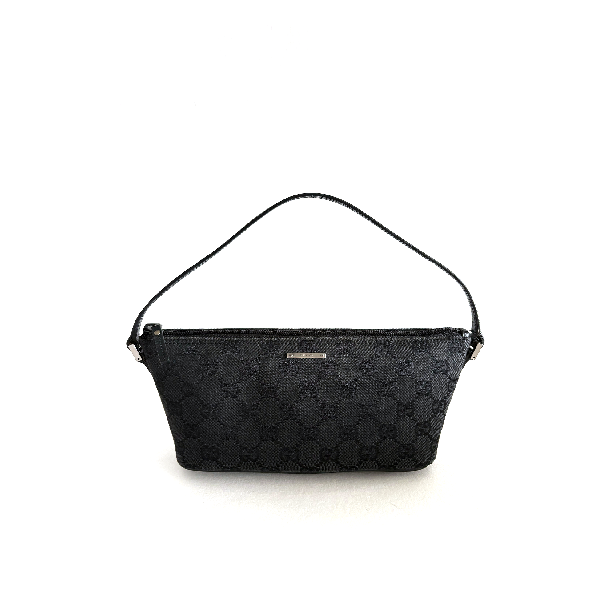 Gucci GG Canvas Boat Bag Black