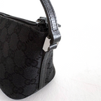 Gucci GG Canvas Boat Bag Black