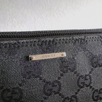Gucci GG Canvas Boat Bag Black