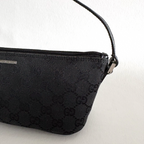 Gucci GG Canvas Boat Bag Black