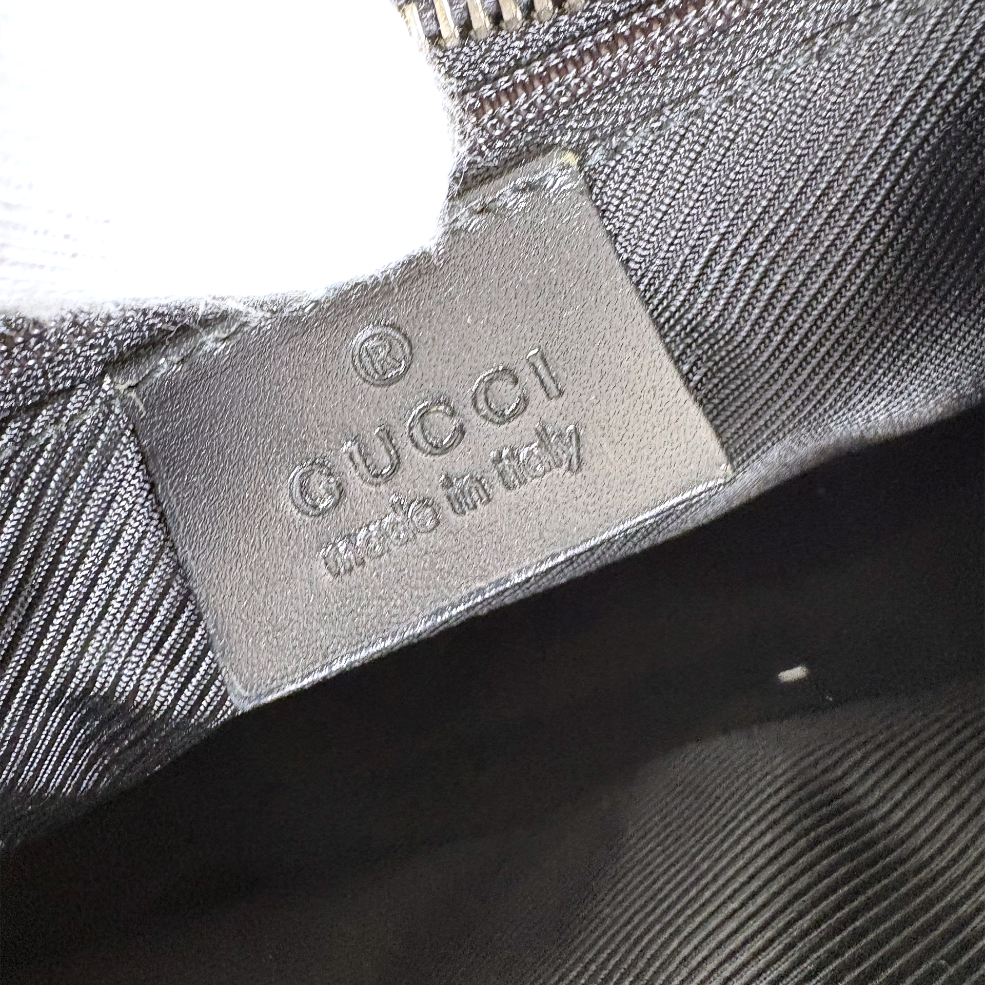Gucci GG Canvas Clasp Hobo Black