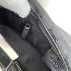 Gucci GG Canvas Clasp Hobo Black