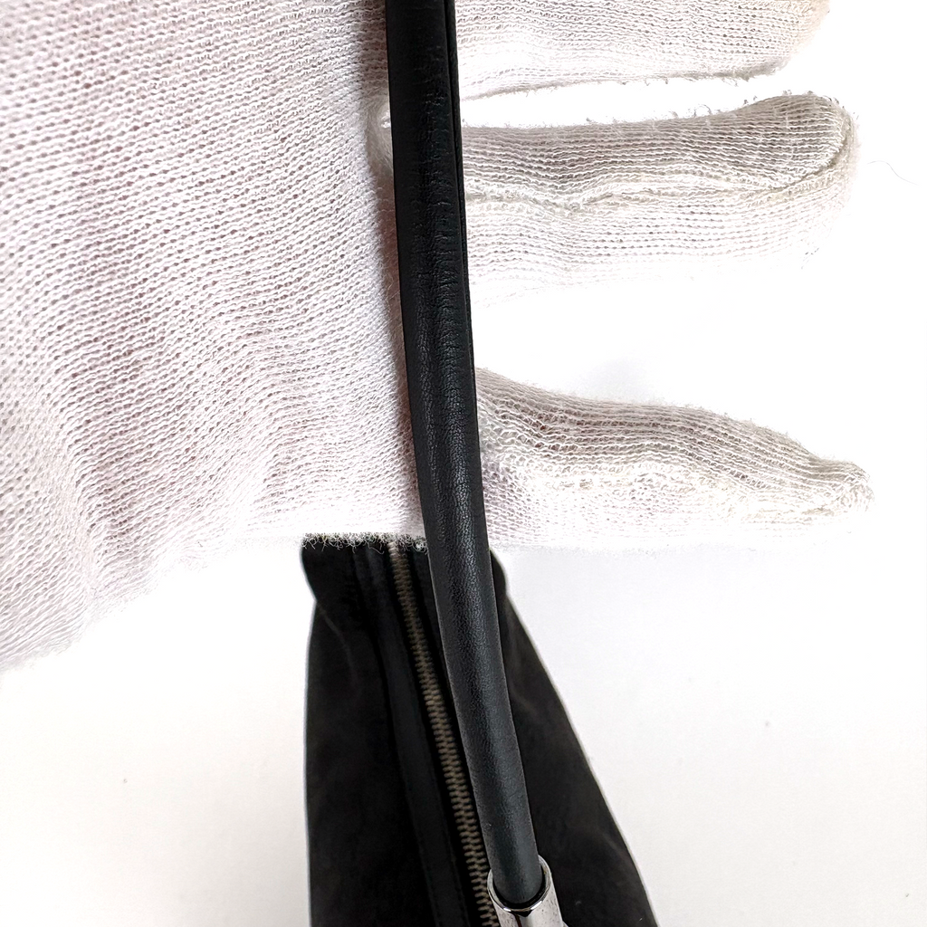 Gucci GG Canvas Clasp Hobo Black