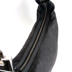 Gucci GG Canvas Clasp Hobo Black