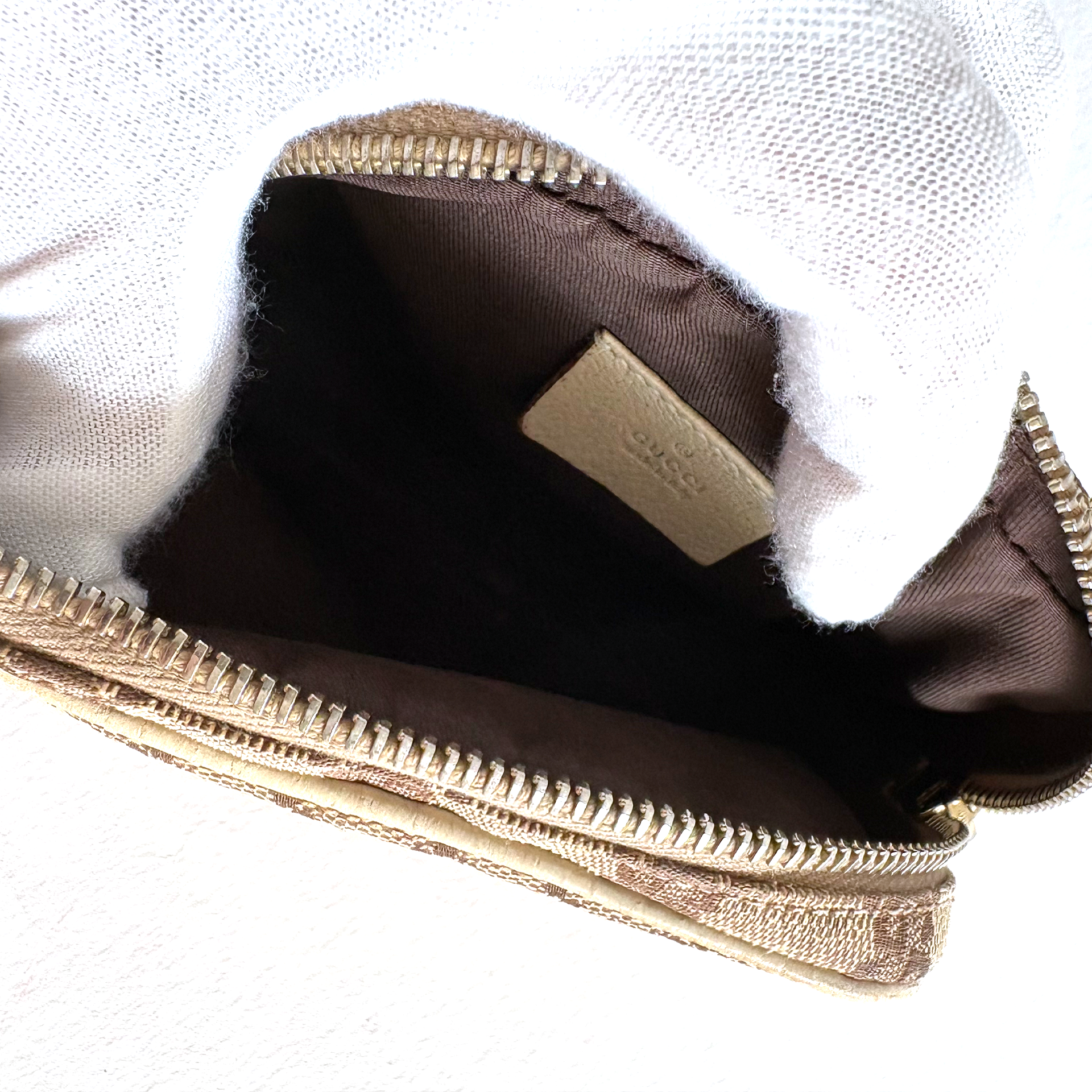 Gucci GG Canvas Crossbody Bag White