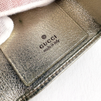 Gucci GG Canvas D-Ring 6 Key Holder Silver