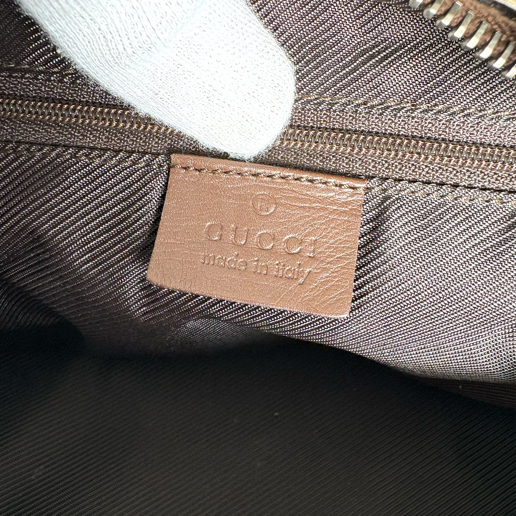 Gucci GG Shoulder Canvas Hobo Brown