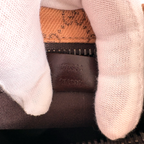 Gucci GG Canvas Leather Handbag Beige