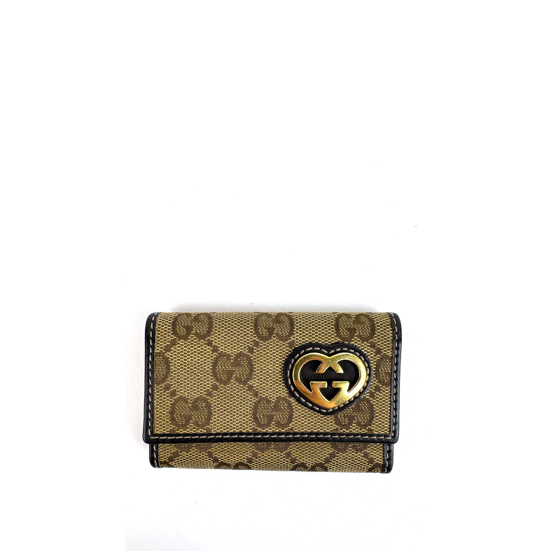 Gucci GG Canvas Monogram Heart 6 Keyholder