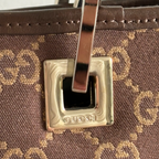 Gucci GG Canvas Tote Bag Brown