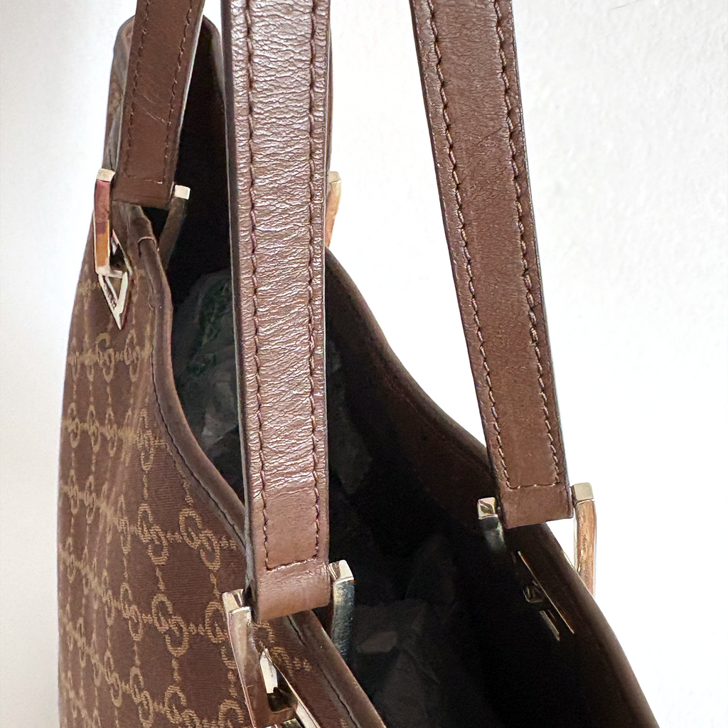 Gucci GG Canvas Tote Bag Brown