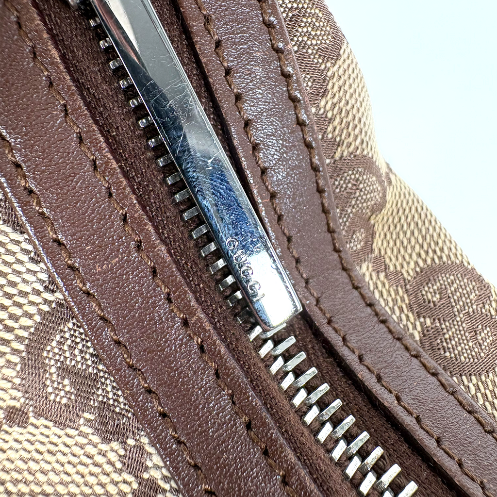 Gucci GG Hobo Canvas Clasp Brown