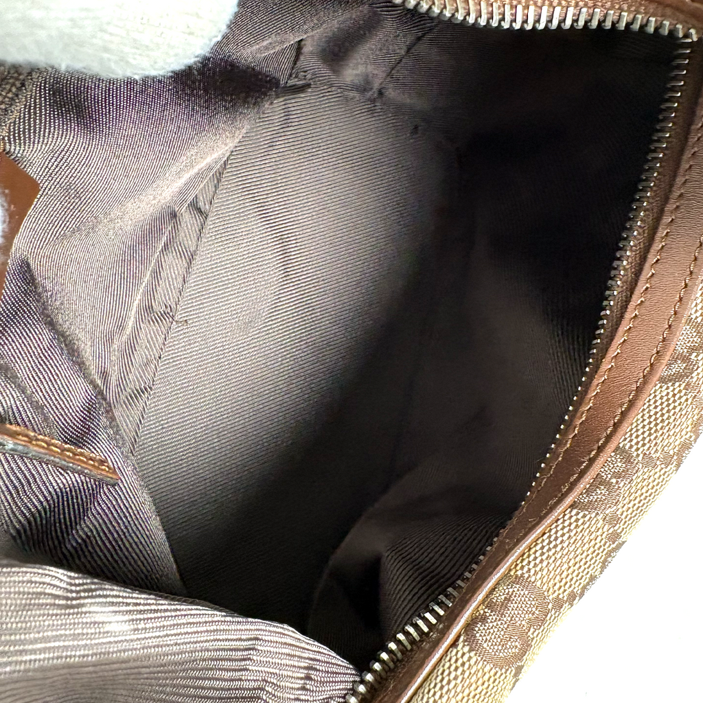 Gucci GG Hobo Canvas Clasp Brown