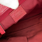 Gucci GG Canvas Ring Crossbody Burgundy Red