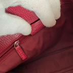 Gucci GG Canvas Ring Crossbody Burgundy Red