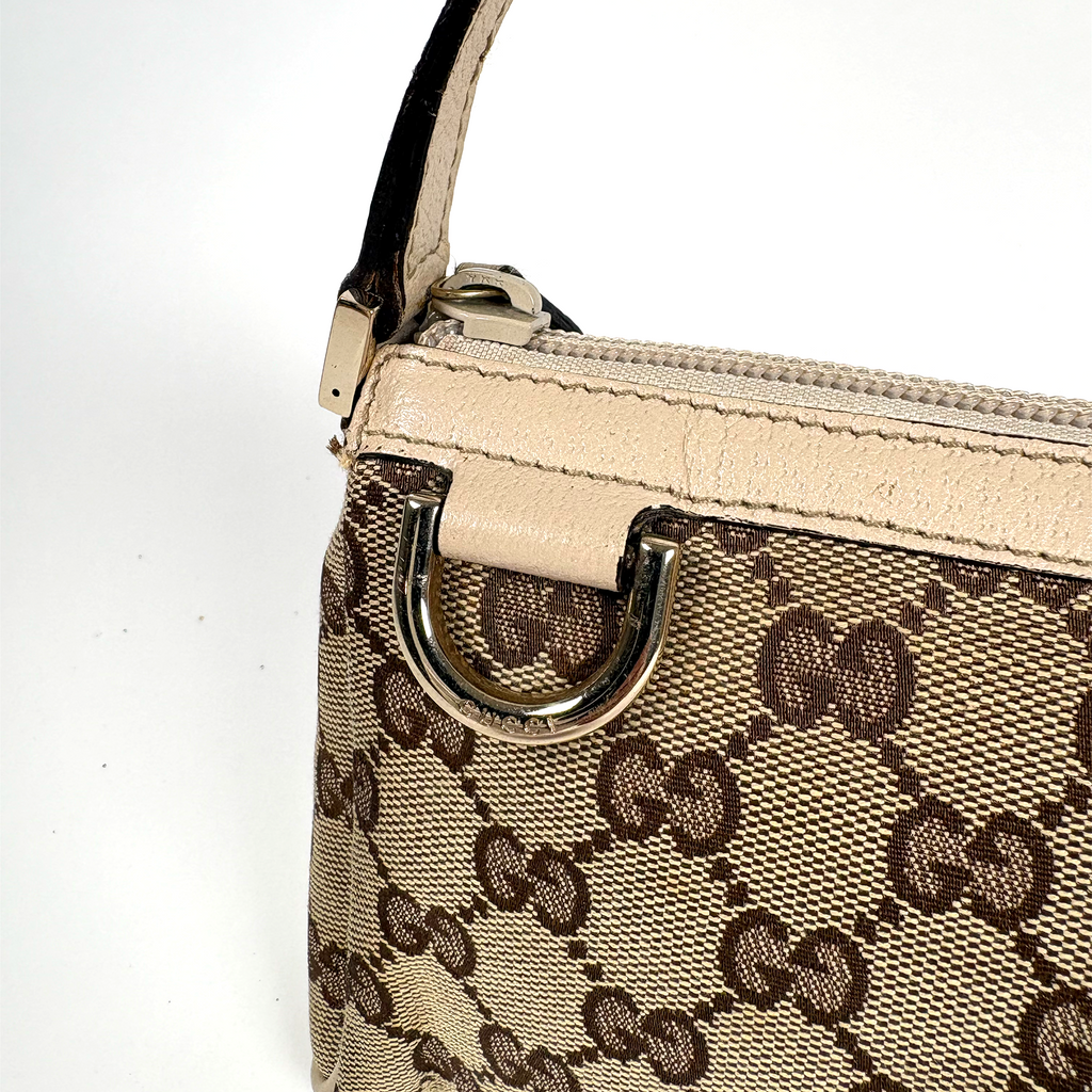 Gucci GG Canvas Abbey D Ring Shoulder Bag